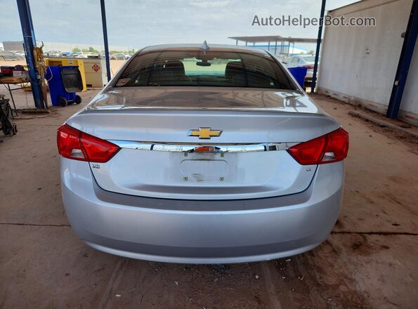 2G11Z5S36L9100573 2020 CHEVROLET IMPALA Серебряный Вид сзади