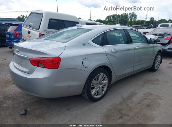 2G11Z5S37H9198407 2017 CHEVROLET IMPALA Silver Հետևի աջ