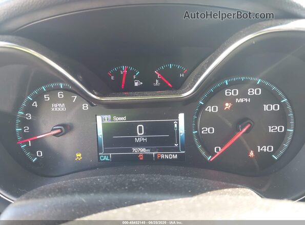 2G11Z5S39K9130472 2019 CHEVROLET IMPALA Gray უკანა სავარძლების ხედი