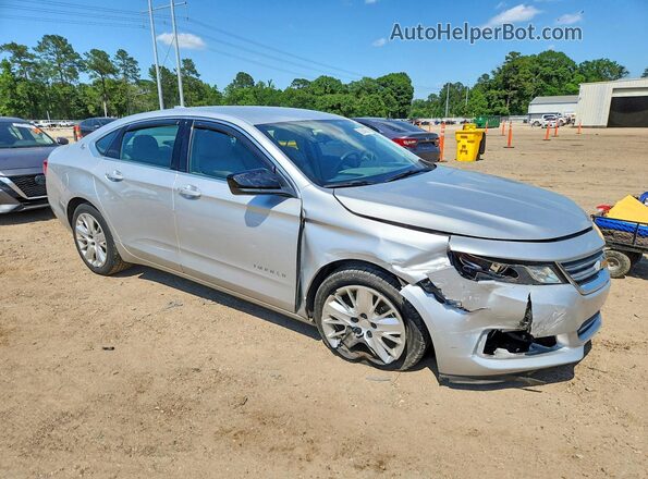2G11Z5SA4J9104035 2018 CHEVROLET IMPALA Серебряный Передняя правая четверть
