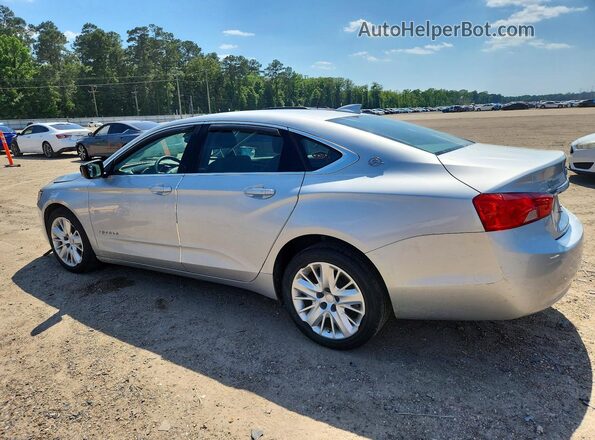 2G11Z5SA4J9104035 2018 CHEVROLET IMPALA Серебряный Задняя левая четверть