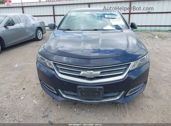 2G11Z5SA4K9110614 2019 CHEVROLET IMPALA Blue Widok zestawu wskaźników