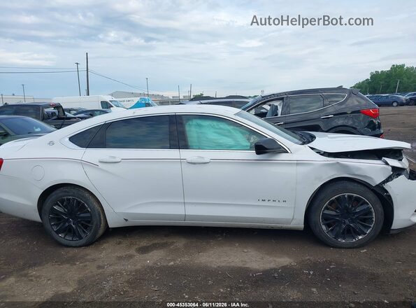 2G11Z5SA5H9100795 2017 CHEVROLET IMPALA White Սարքավորումների վահանակի տեսք