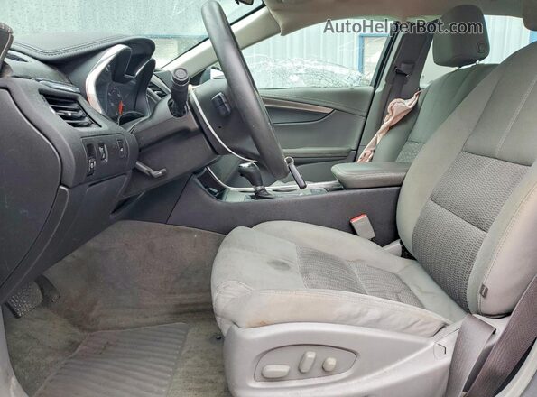 2G11Z5SA8H9144323 2017 CHEVROLET IMPALA Silver წინა სალონის ხედი