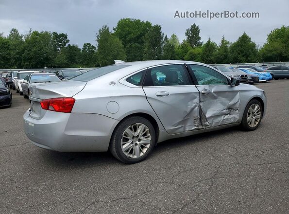 2G11Z5SA8H9144323 2017 CHEVROLET IMPALA Silver უკანა მარჯვენა