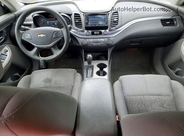 2G11Z5SA8H9144323 2017 CHEVROLET IMPALA Silver წინა პანელის ხედი