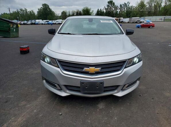 2G11Z5SA8H9144323 2017 CHEVROLET IMPALA Silver წინა ხედი