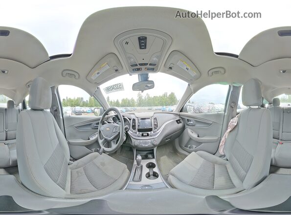 2G11Z5SA8H9144323 2017 CHEVROLET IMPALA Silver VIN კოდის სტიკერის ხედი