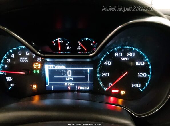 2G11Z5SA8H9147111 2017 CHEVROLET IMPALA Blue უკანა სავარძლების ხედი