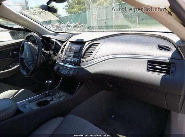 2G11Z5SA8H9147867 2017 CHEVROLET IMPALA Silver Widok wnętrza z przodu