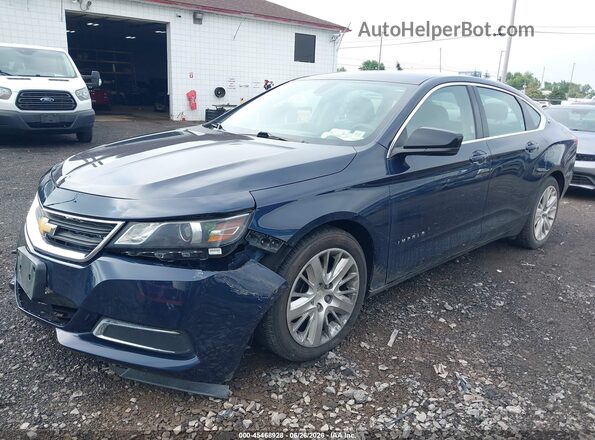 2G11Z5SA8H9188113 2017 CHEVROLET IMPALA Dark Blue Առջևի ձախ երեք քառորդ տեսարան