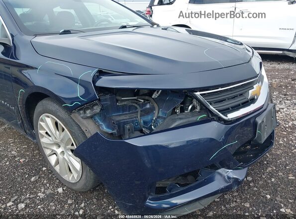 2G11Z5SA8H9188113 2017 CHEVROLET IMPALA Dark Blue Դիմացի տեսք
