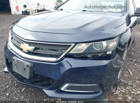 2G11Z5SA8H9188113 2017 CHEVROLET IMPALA Dark Blue 