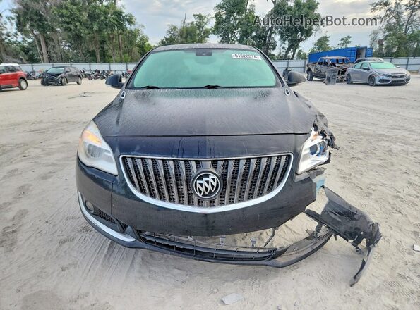 2G4GK5EX1G9110465 2016 BUICK REGAL Black Դիմացի տեսք
