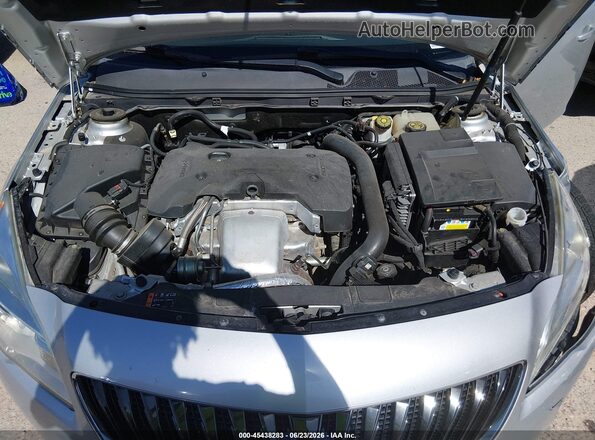 2G4GK5EX2G9177253 2016 BUICK REGAL Silver Հետևի տեսք