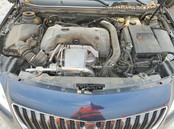 2G4GK5EX3G9140941 2016 BUICK REGAL Blue Вид задньої частини салону