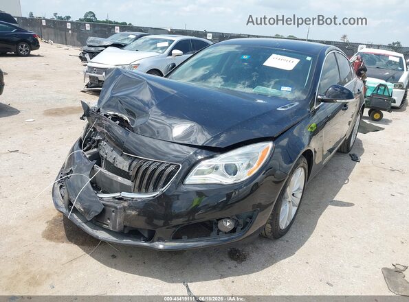 2G4GK5EX6G9121543 2016 BUICK REGAL Black Передня ліва чверть