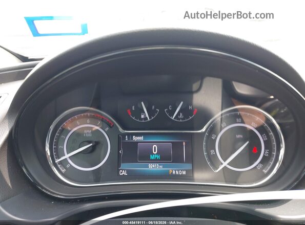 2G4GK5EX6G9121543 2016 BUICK REGAL Black Вид задніх сидінь