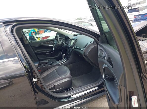 2G4GK5EX6G9121543 2016 BUICK REGAL Black Вид салону спереду