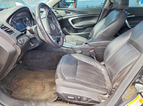 2G4GK5EX7G9206388 2016 BUICK REGAL Угольный Вид салона спереди