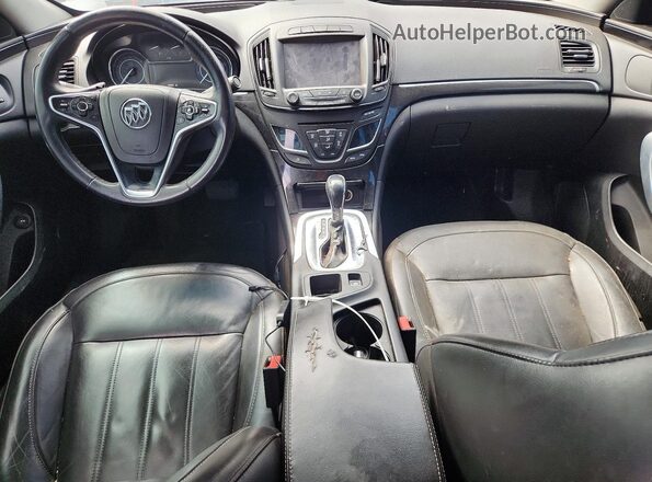 2G4GK5EX7G9206388 2016 BUICK REGAL Угольный Вид панели приборов