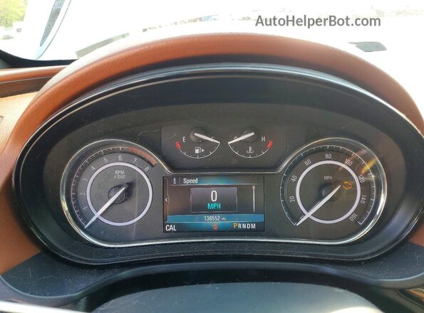 2G4GK5EXXG9186878 2016 BUICK REGAL White Սարքավորումների վահանակի տեսք