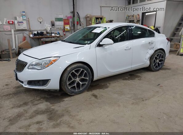 2G4GL5EX0H9109953 2017 BUICK REGAL White Front left