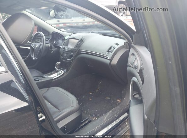2G4GL5EX0H9174298 2017 BUICK REGAL Black Widok wnętrza z przodu