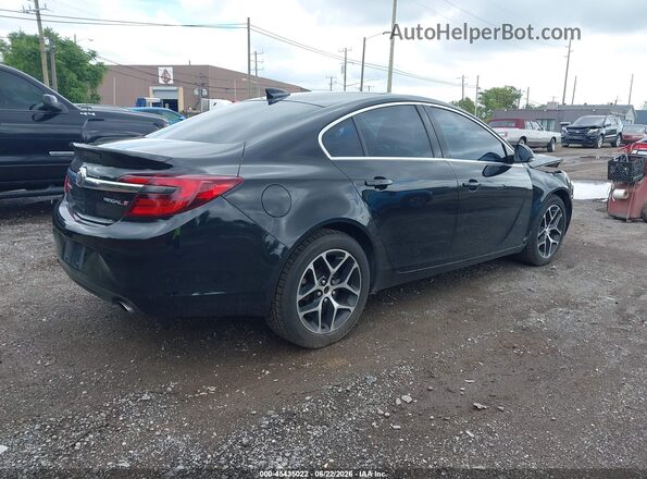 2G4GL5EX0H9174298 2017 BUICK REGAL Black Tył prawy