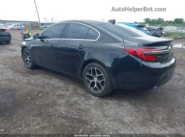 2G4GL5EX0H9174298 2017 BUICK REGAL Black Tył lewy