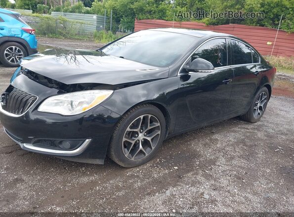 2G4GL5EX0H9174298 2017 BUICK REGAL Black Przód lewy