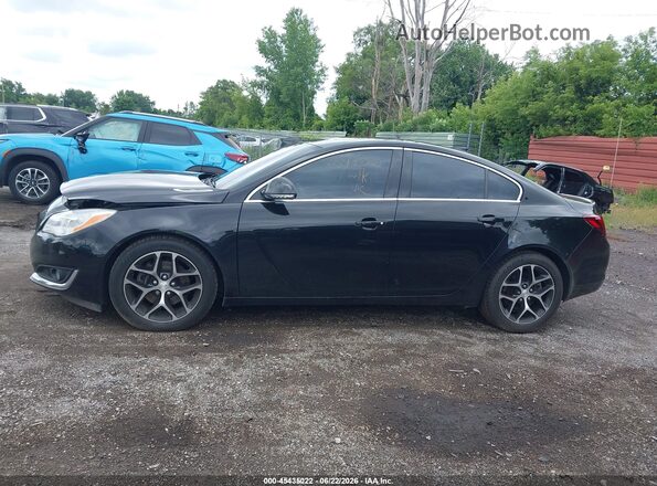 2G4GL5EX0H9174298 2017 BUICK REGAL Black Widok wnętrza 360 stopni