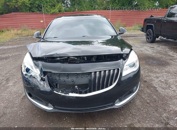 2G4GL5EX0H9174298 2017 BUICK REGAL Black Widok zestawu wskaźników
