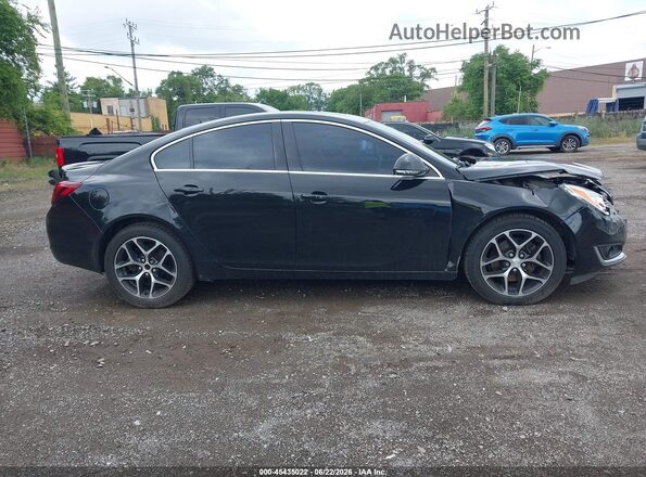 2G4GL5EX0H9174298 2017 BUICK REGAL Black Widok wnętrza z tyłu