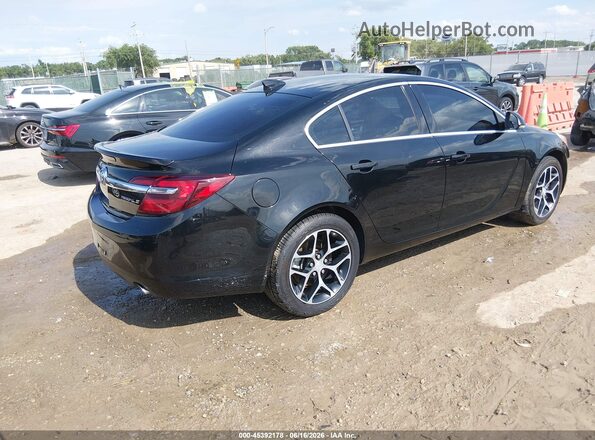2G4GL5EX0H9176262 2017 BUICK REGAL Black Задня права чверть