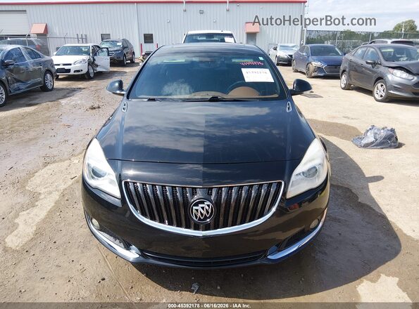 2G4GL5EX0H9176262 2017 BUICK REGAL Black Вид щитка приладів