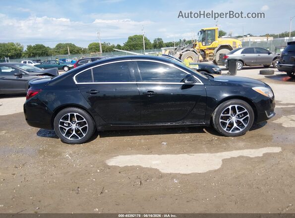 2G4GL5EX0H9176262 2017 BUICK REGAL Black Вид задньої частини салону
