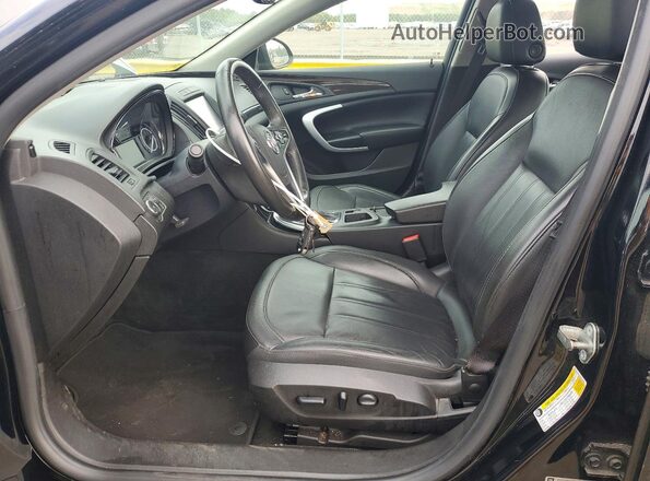 2G4GL5EX0H9182160 2017 BUICK REGAL Black წინა სალონის ხედი