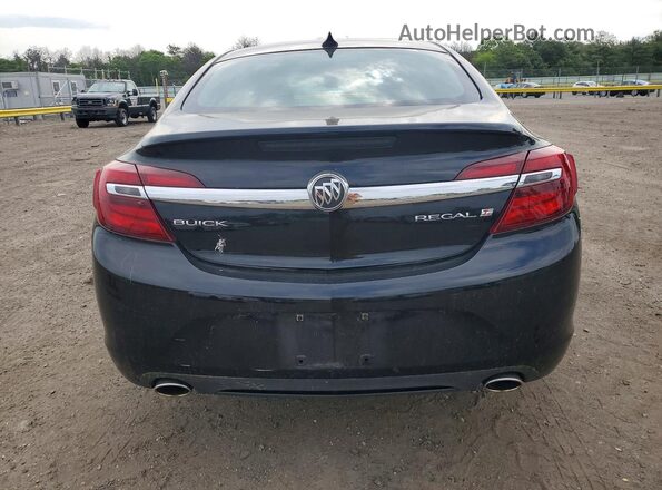 2G4GL5EX0H9182160 2017 BUICK REGAL Black უკანა ხედი