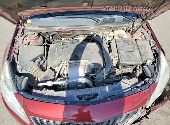 2G4GL5EX2H9163965 2017 BUICK REGAL Burgundy Widok wnętrza z tyłu