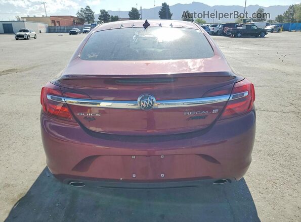 2G4GL5EX2H9163965 2017 BUICK REGAL Burgundy Widok z tyłu