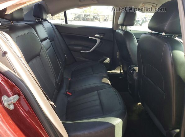 2G4GL5EX2H9163965 2017 BUICK REGAL Burgundy Widok tylnych siedzeń