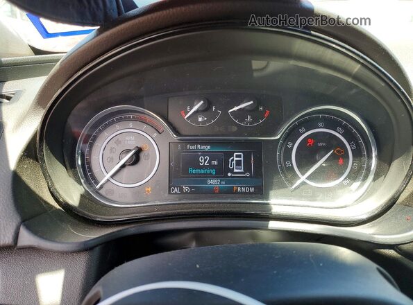 2G4GL5EX2H9163965 2017 BUICK REGAL Burgundy Widok zestawu wskaźników