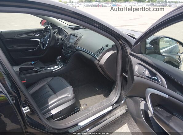 2G4GL5EX3H9144275 2017 BUICK REGAL Black Front interior view