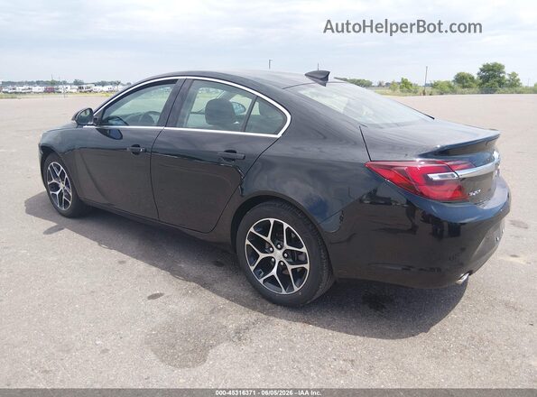 2G4GL5EX3H9144275 2017 BUICK REGAL Black Rear left