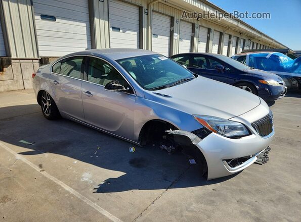 2G4GL5EX8H9125088 2017 BUICK REGAL Silver Front right