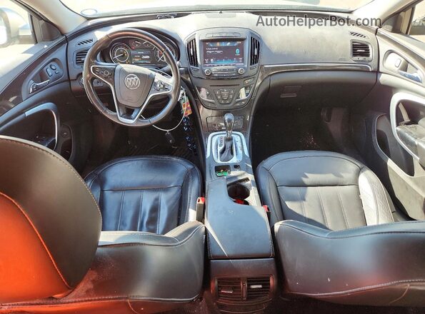 2G4GL5EX8H9125088 2017 BUICK REGAL Silver Dashboard view