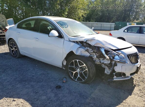 2G4GL5EX8H9125141 2017 BUICK REGAL Белый Передняя правая четверть