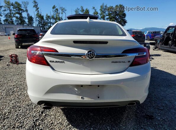2G4GL5EX8H9125141 2017 BUICK REGAL Белый Вид сзади