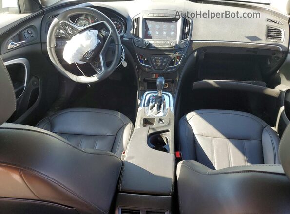 2G4GL5EX8H9125141 2017 BUICK REGAL Белый Вид панели приборов